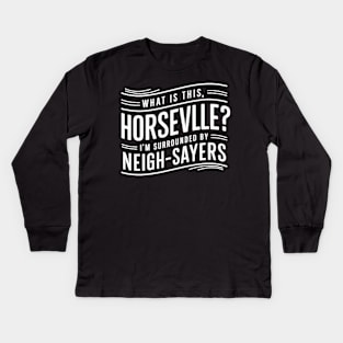 Horseville Kids Long Sleeve T-Shirt